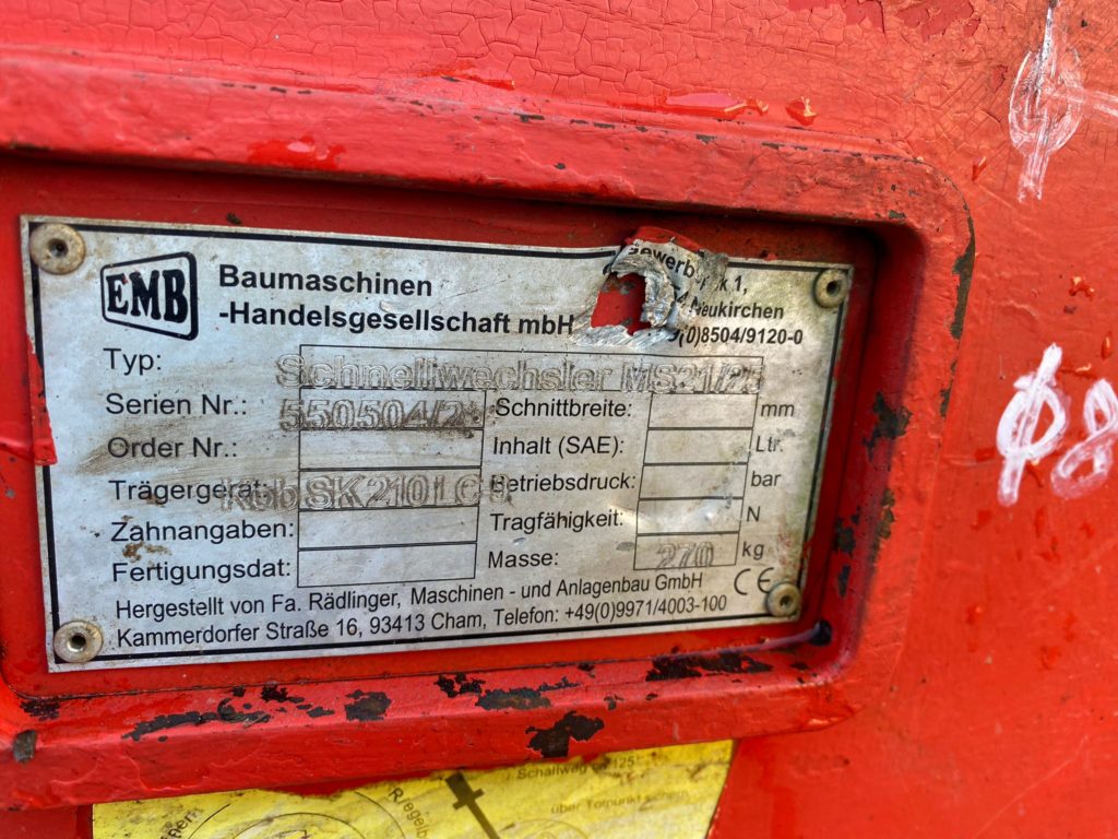 Schnellwechsler Lehnhoff MS 21/25 – Bild 3