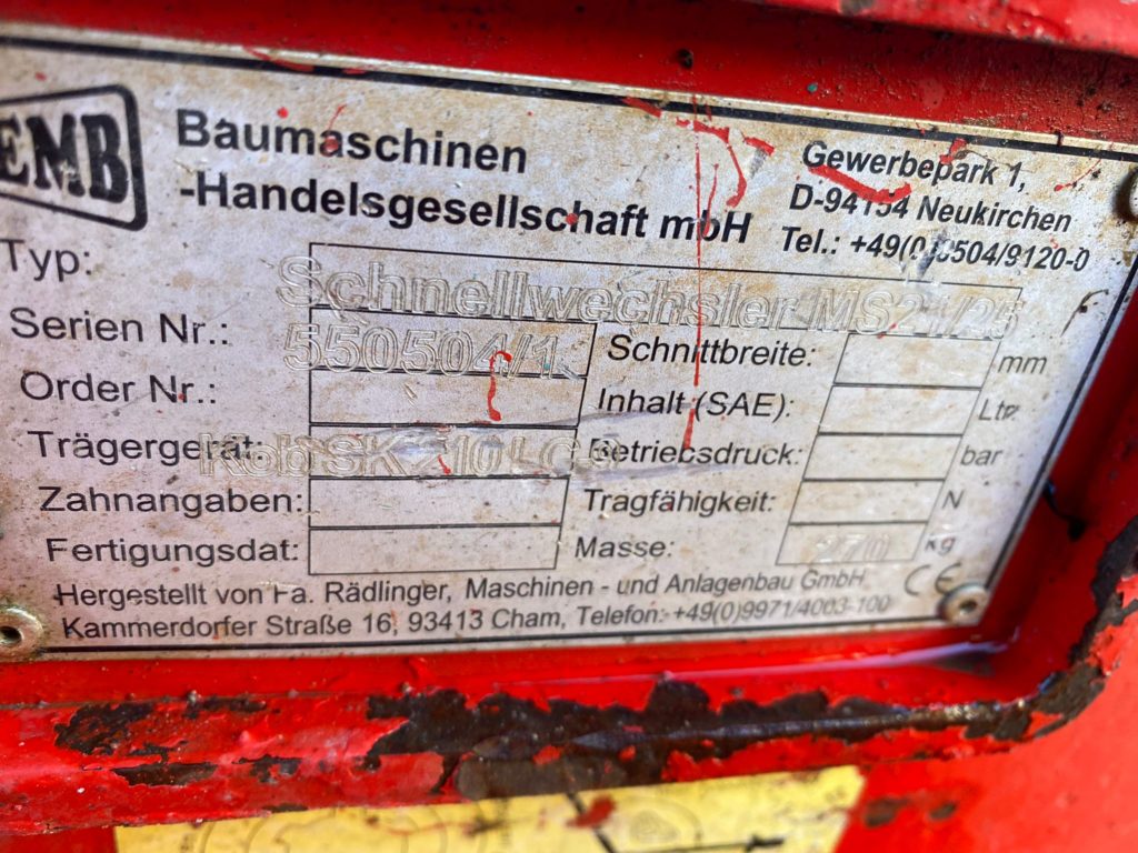 Schnellwechsler Lehnhoff MS 21/25 – Bild 5