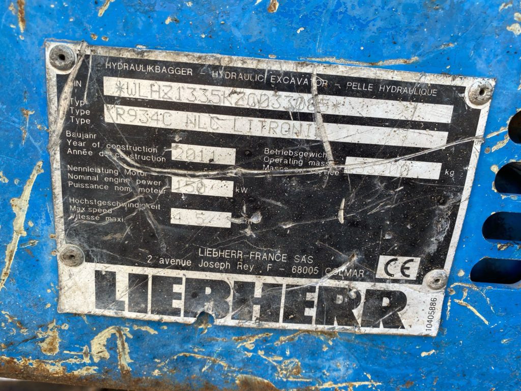 Liebherr R 934 C LIT, Kettenbagger – Bild 8