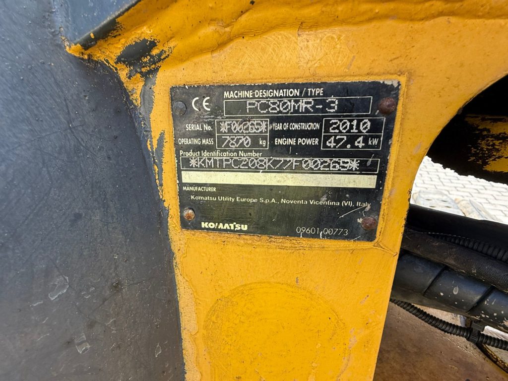 Komatsu PC 80 MR, Kettenbagger – Bild 12