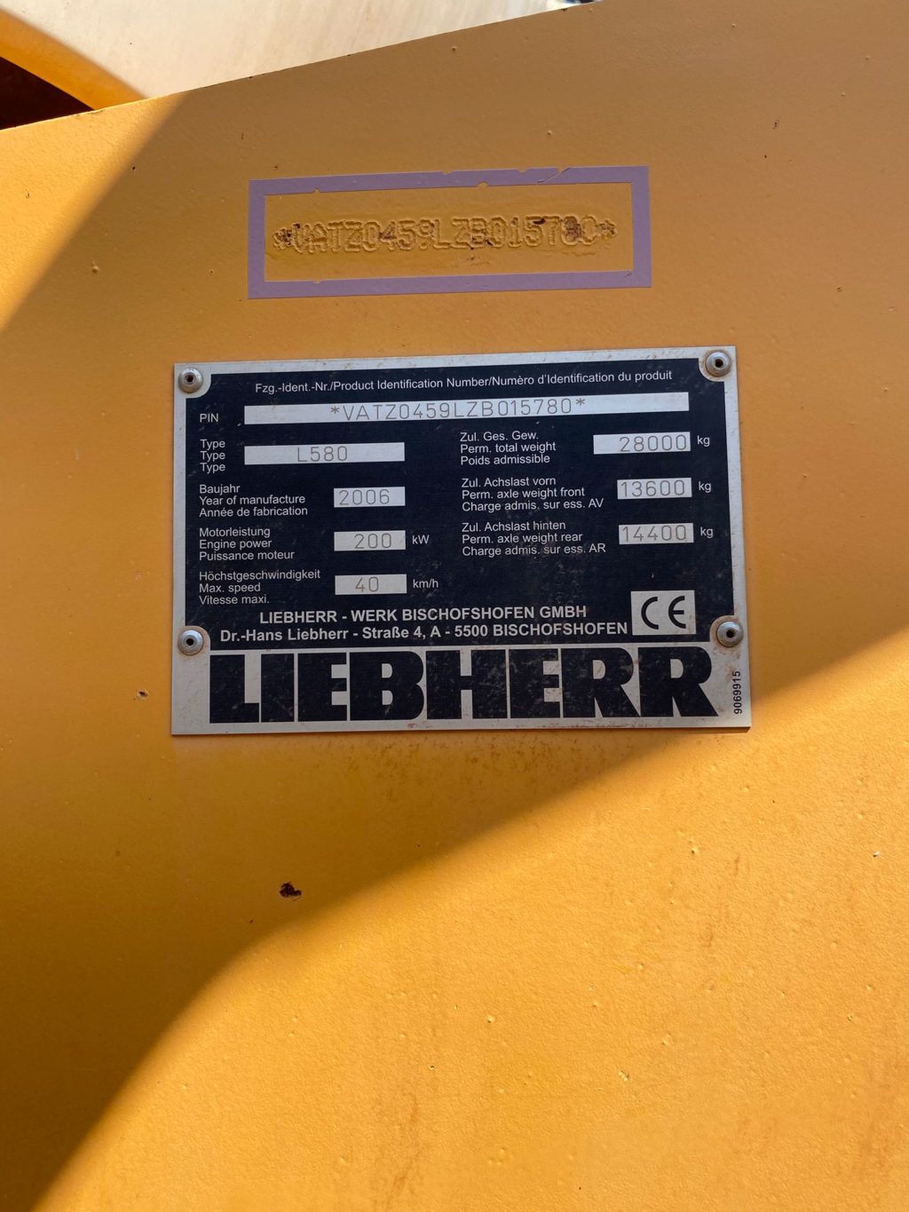 Vorderachse  aus Liebherr L 580 – Bild 7