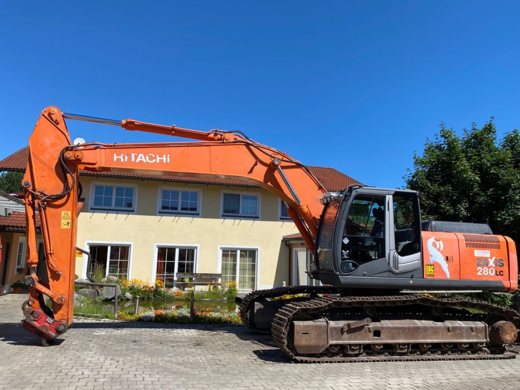 Hitachi ZX 280LC -3, Kettenbagger