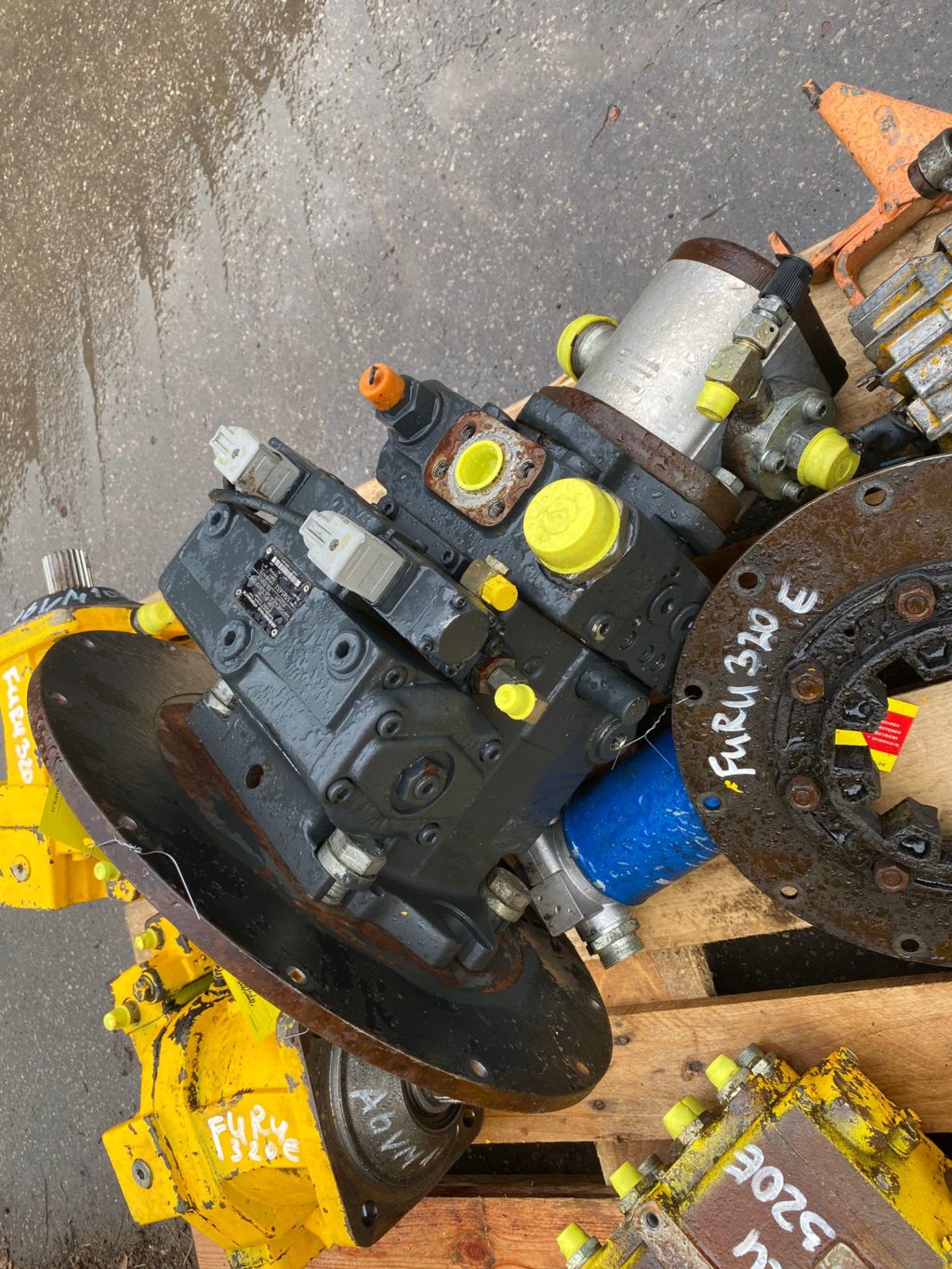 Hydraulikpumpe Hydromatik A4VG90 aus Furukawa 320E – Bild 5