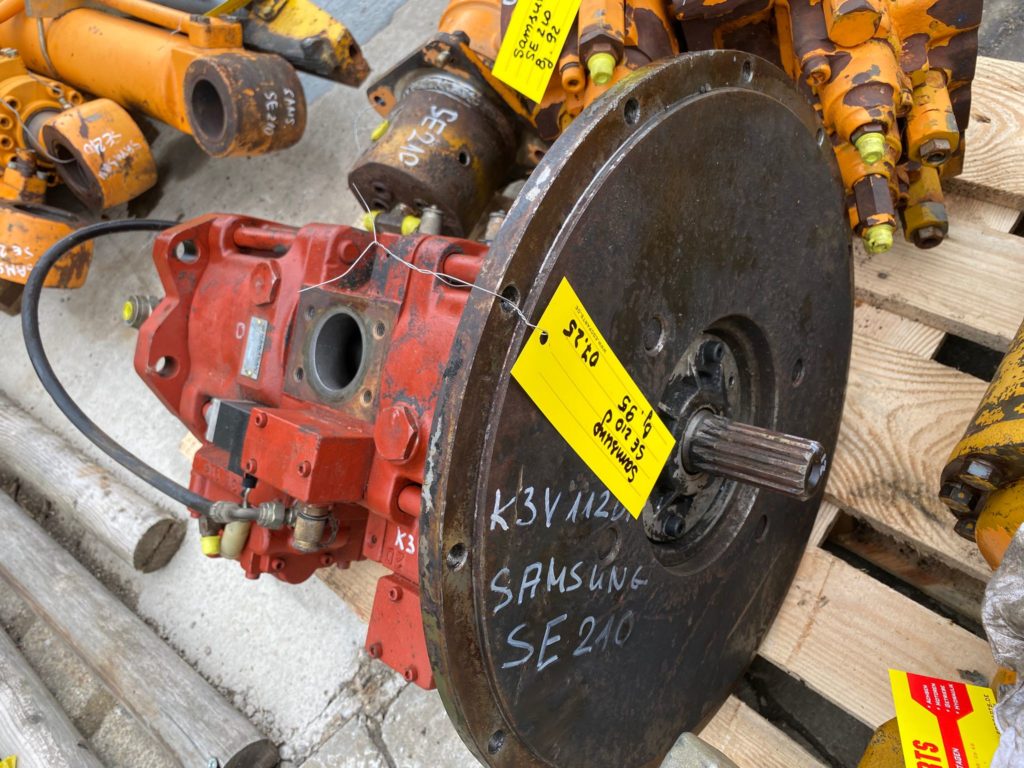 Hydraulikpumpe Kawasaki  K3V112 aus Samsung SE 210 – Bild 7