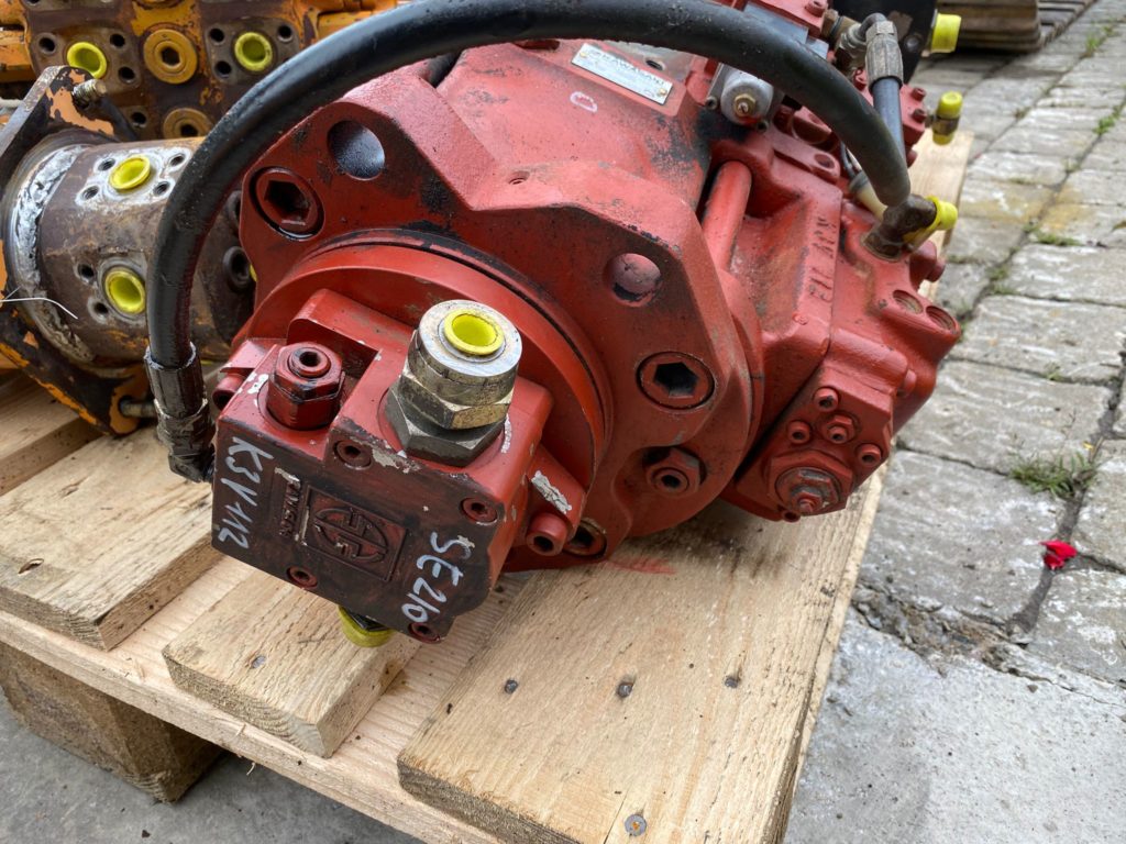 Hydraulikpumpe Kawasaki  K3V112 aus Samsung SE 210 – Bild 6