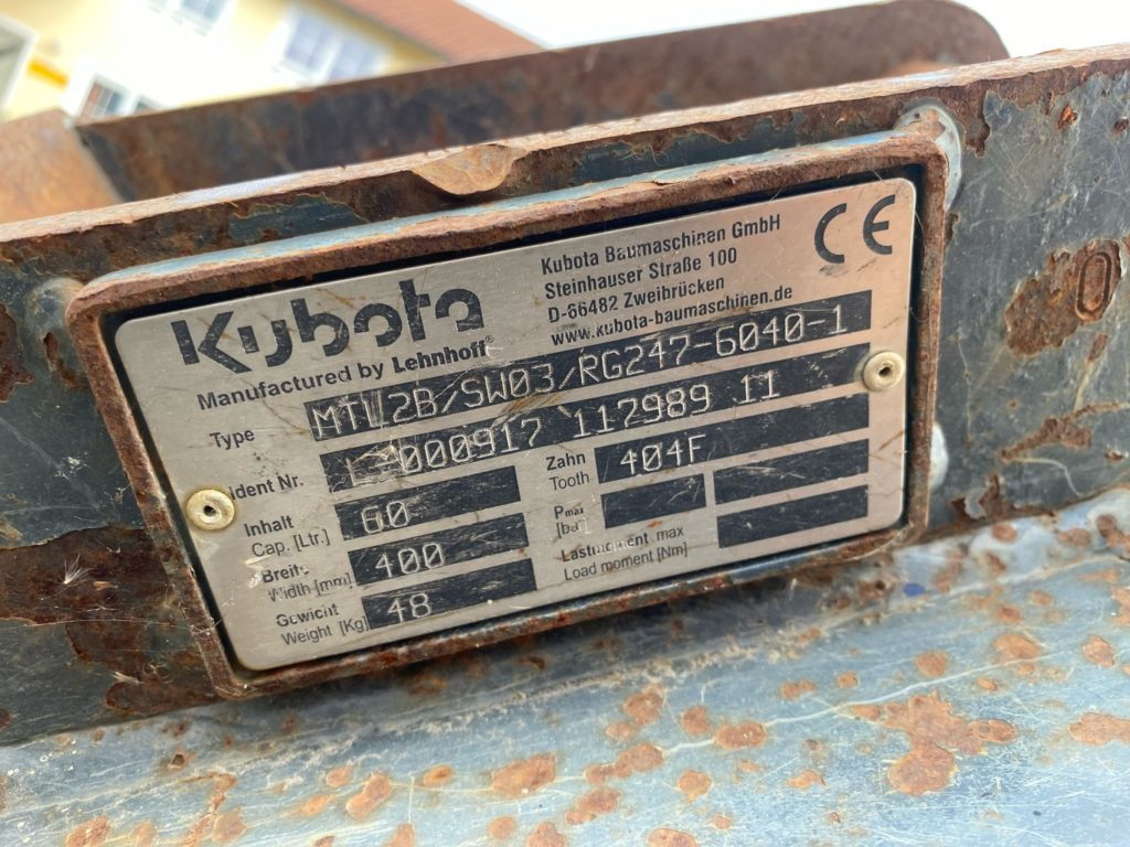 Löffel Breite  40cm  Kubota Nr 13 – Bild 4