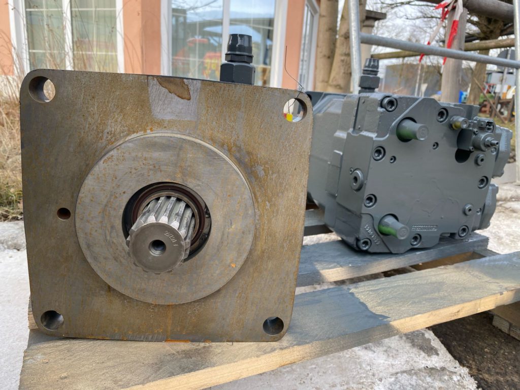Fahrmotor Linde HMV 210, aus Liebherr PR 724 – Bild 2