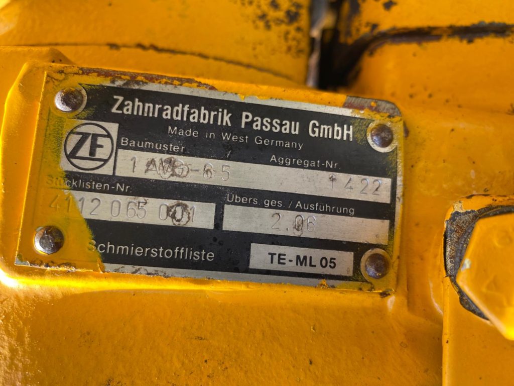 Achse ZF AV 225, aus Zettelmeyer ZL 601B – Bild 2