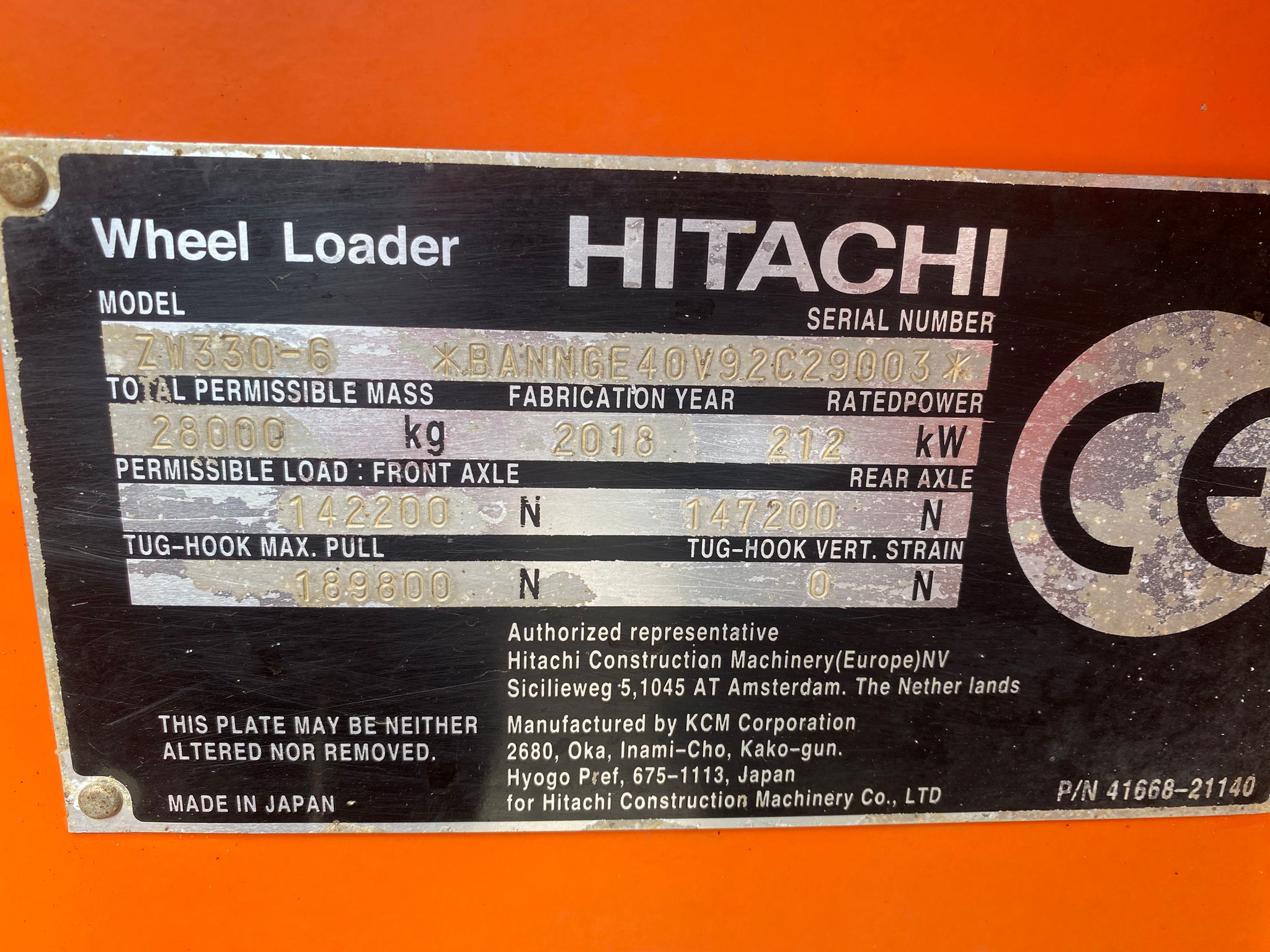 Hitachi ZW 330-6, Radlader – Bild 8