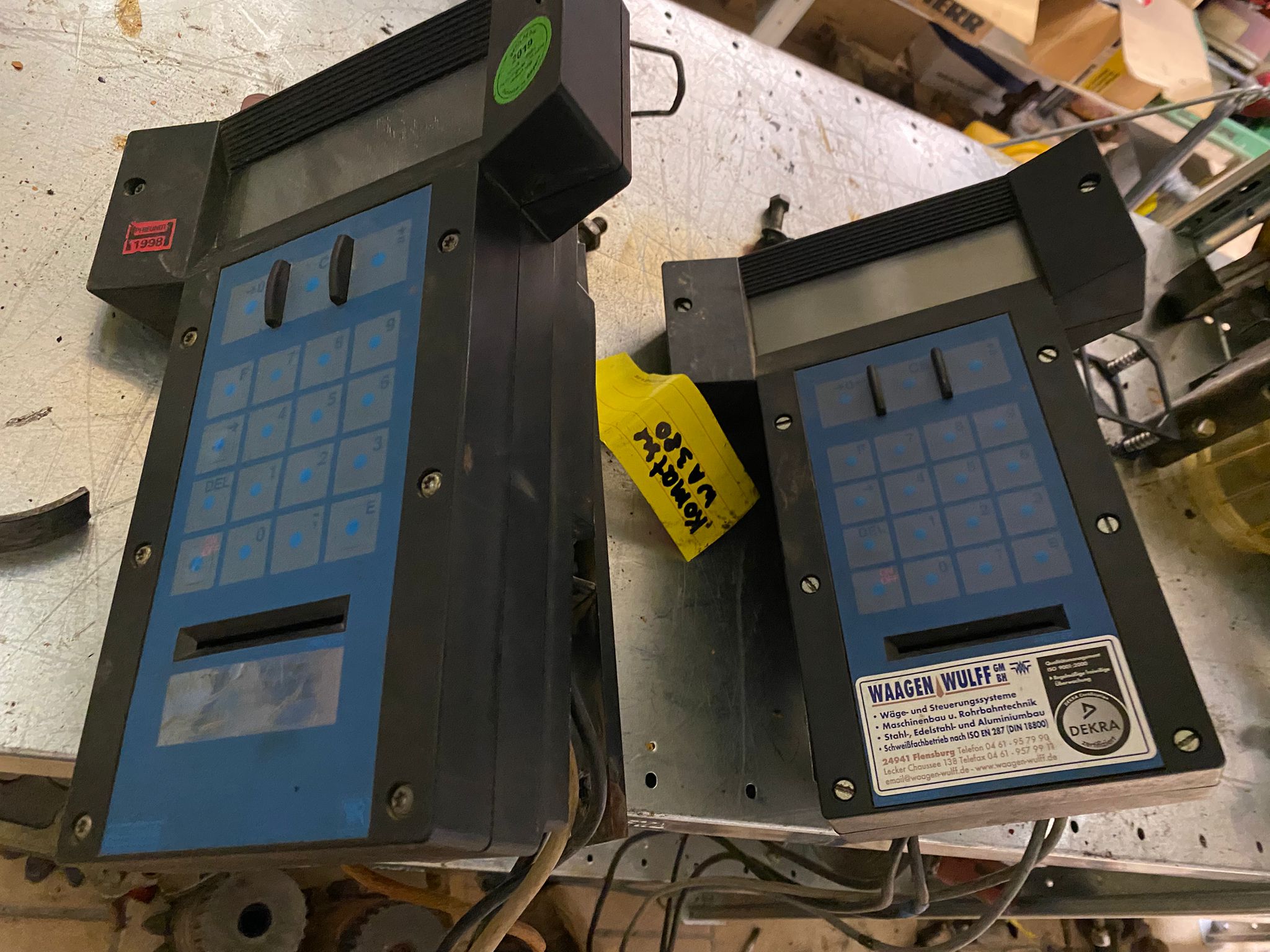 Waage Pfreundt WK 40D aus Komatsu WA380 – Bild 2