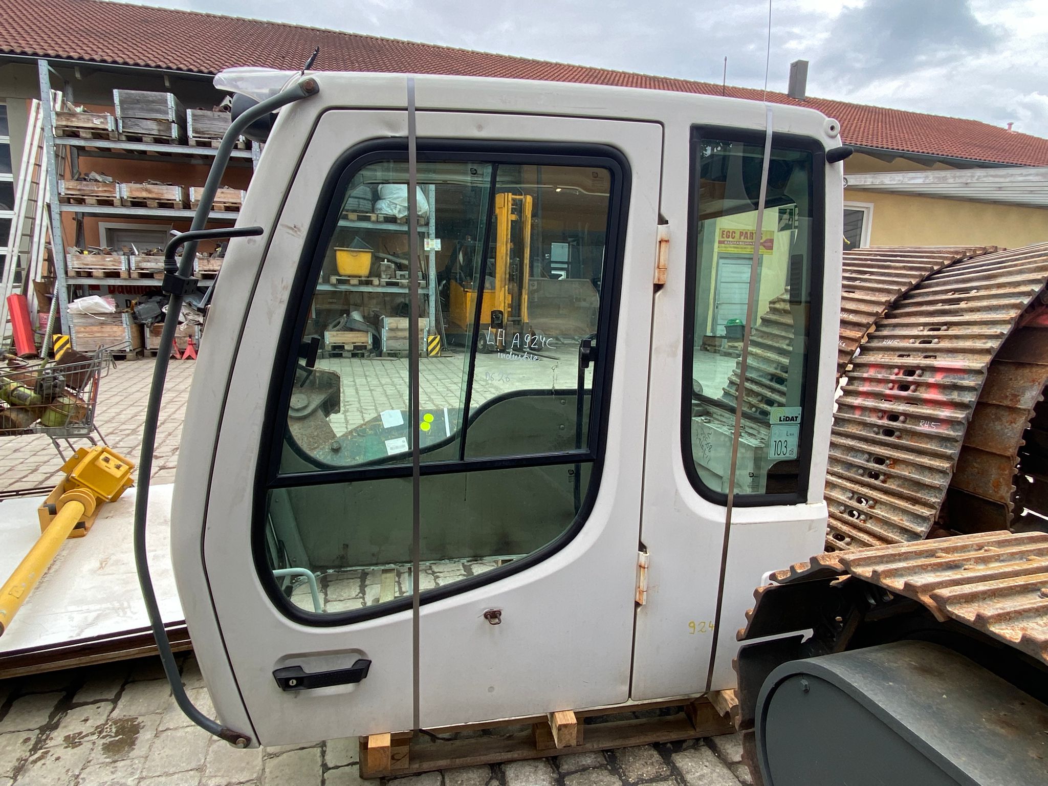 Kabine aus Liebherr A924C , Umschlagbagger