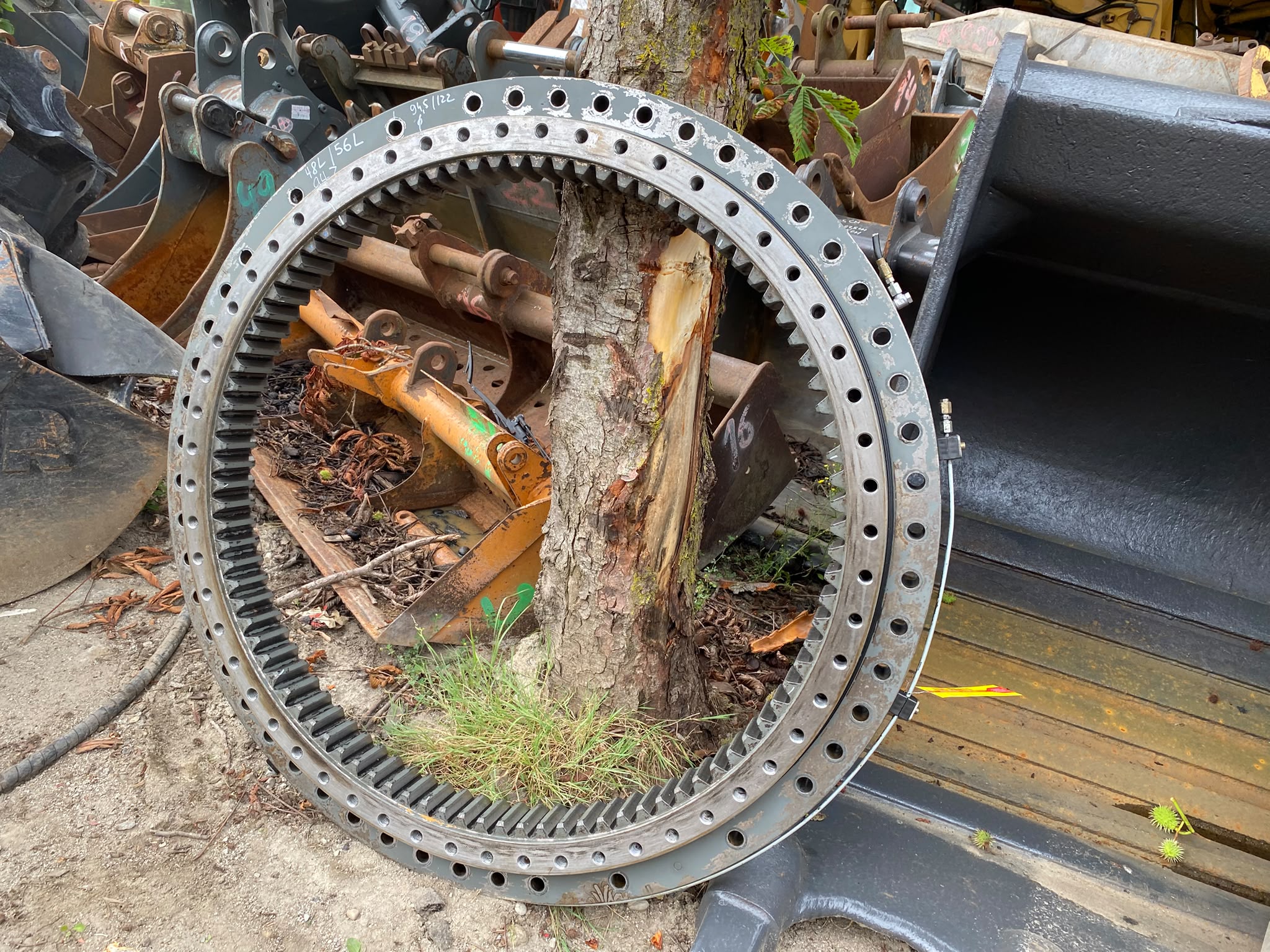 Drehkranz aus Liebherr R924 C T