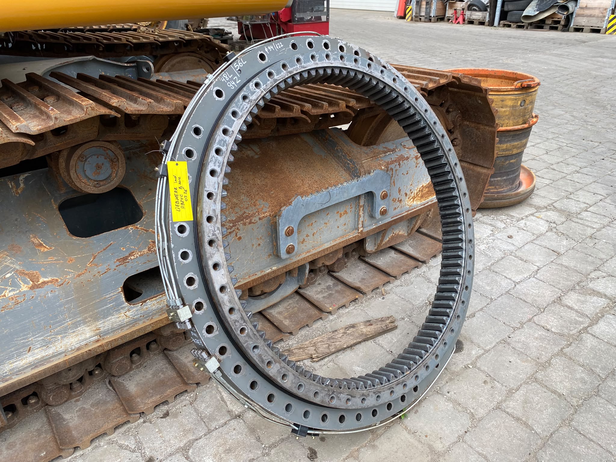 Drehkranz aus Liebherr A924C HD , Umschlagbagger