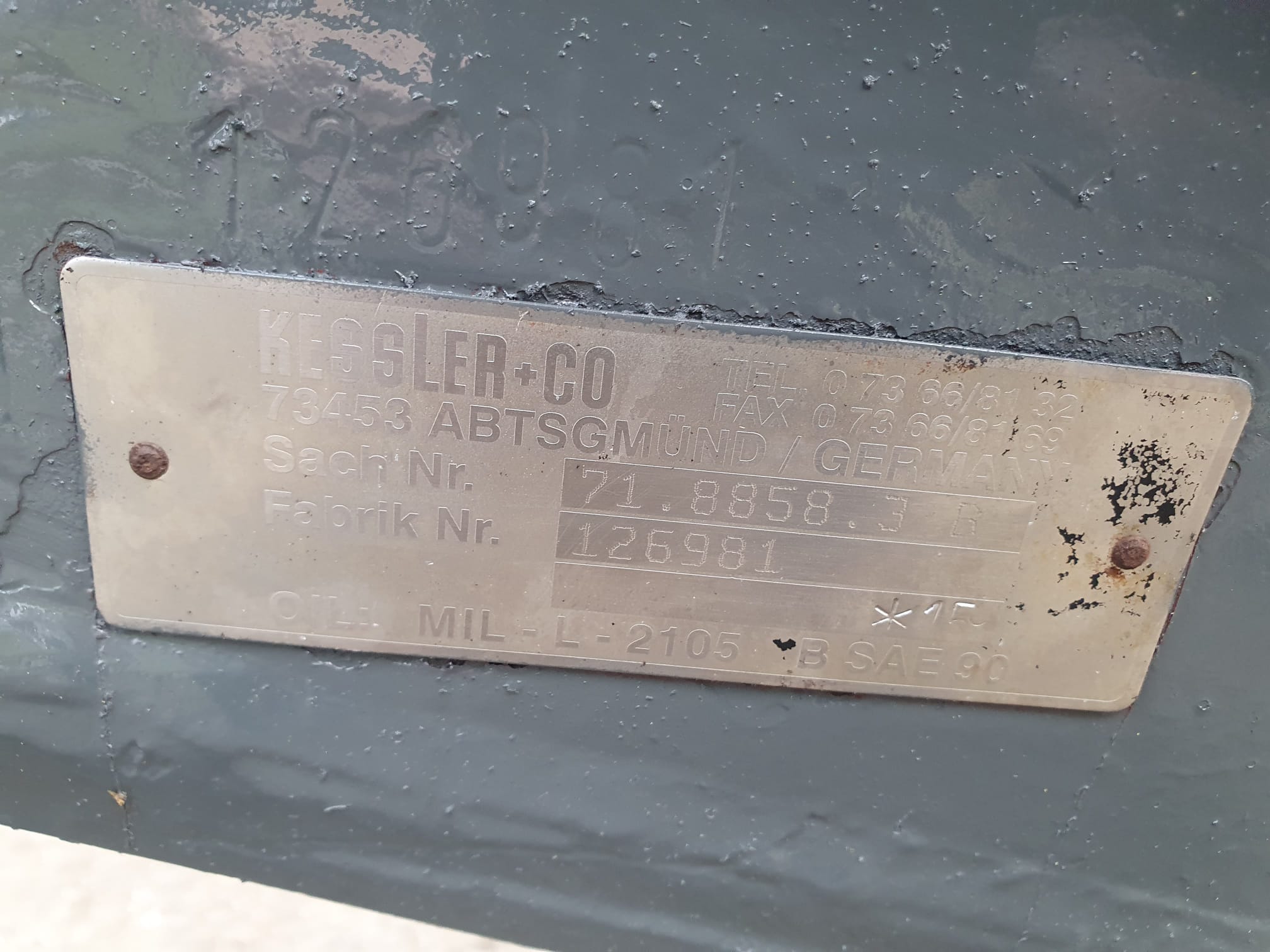 Lenkachse, Starrachse Kessler aus Liebherr A922LIT – Bild 2