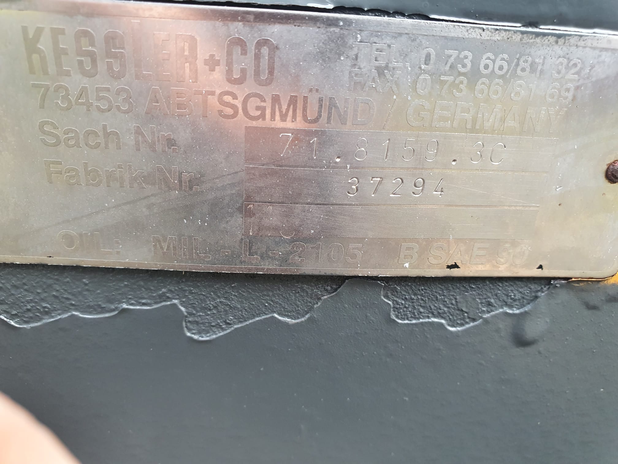 Lenkachse, Starrachse Kessler aus Liebherr A922LIT – Bild 5