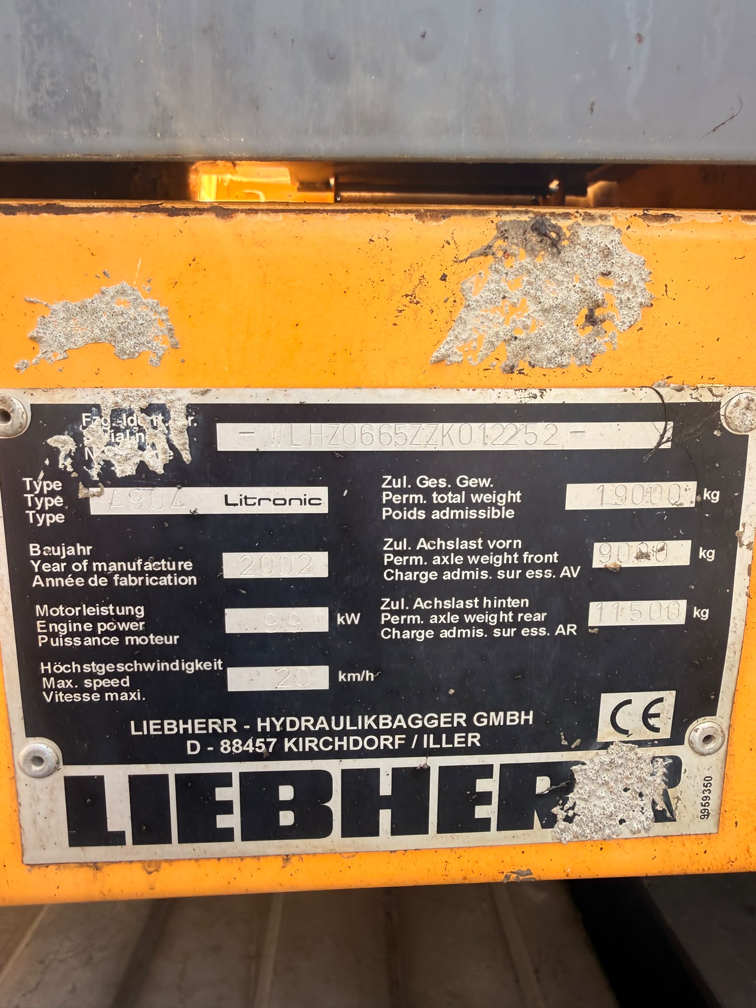 Liebherr A904 LIT, Mobilbagger – Bild 3