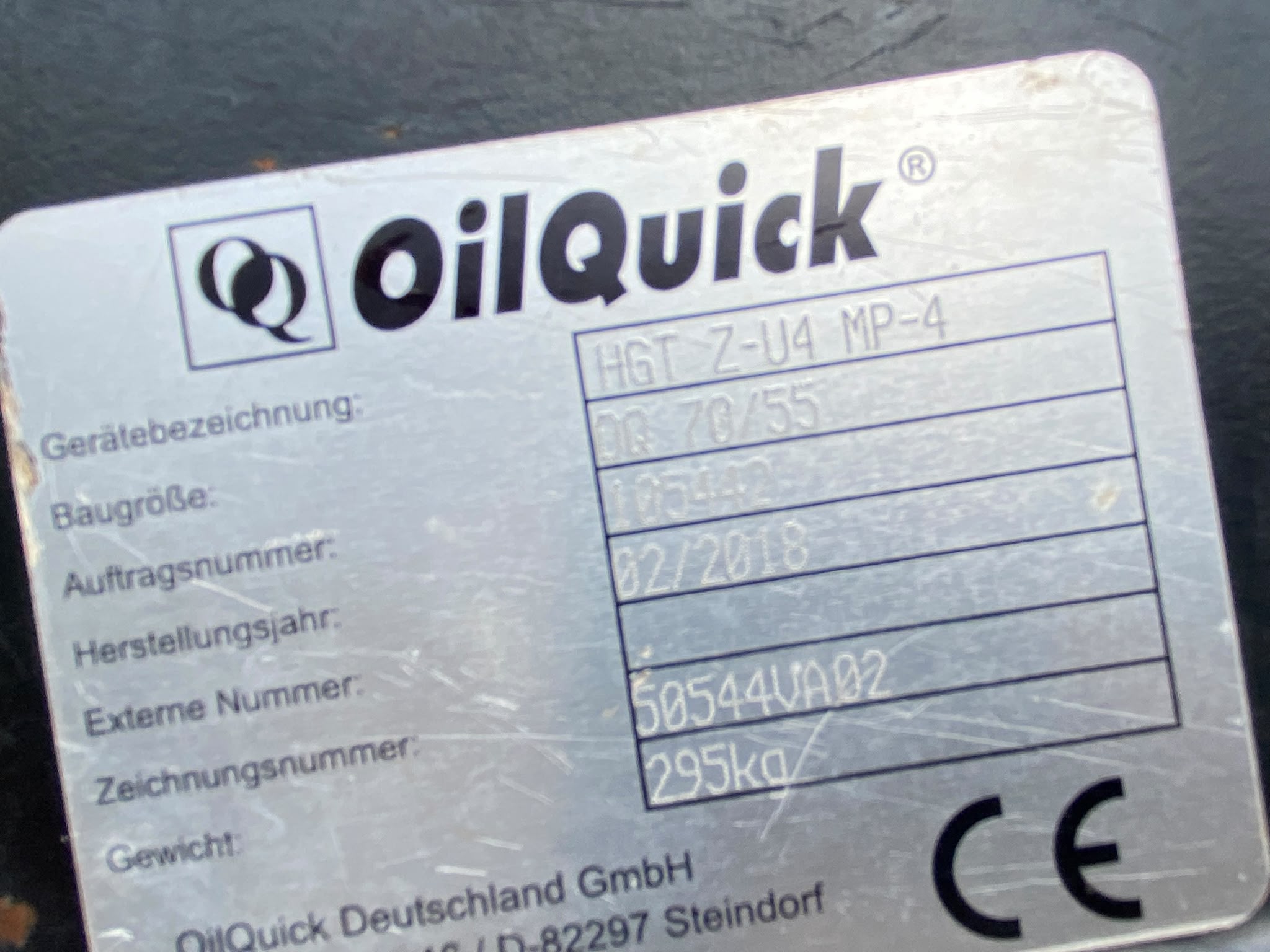 Greifer Z U4 mit Oil Quick OQ 70/55, Nr.118 – Bild 8