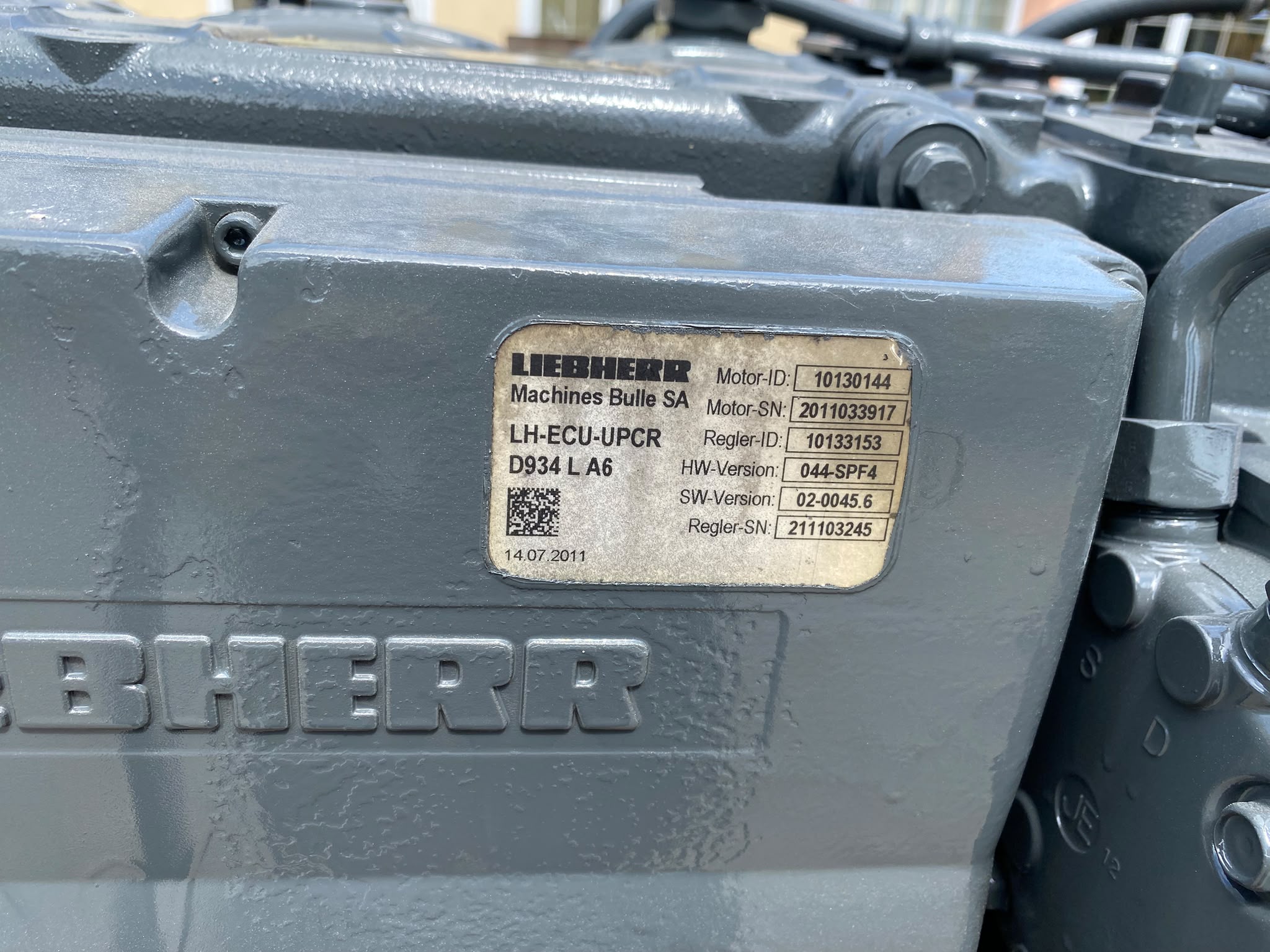 Liebherr D934L A6, Dieselmotor aus Liebherr A924C – Bild 3