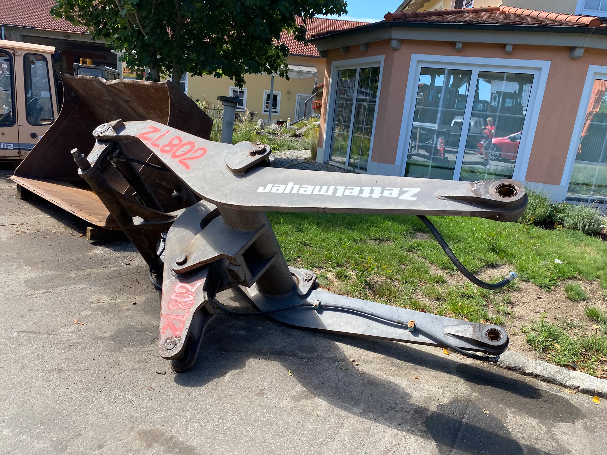 Schwinge mit Schnellwechsler aus Zettelmeyer ZL 802 – Bild 8