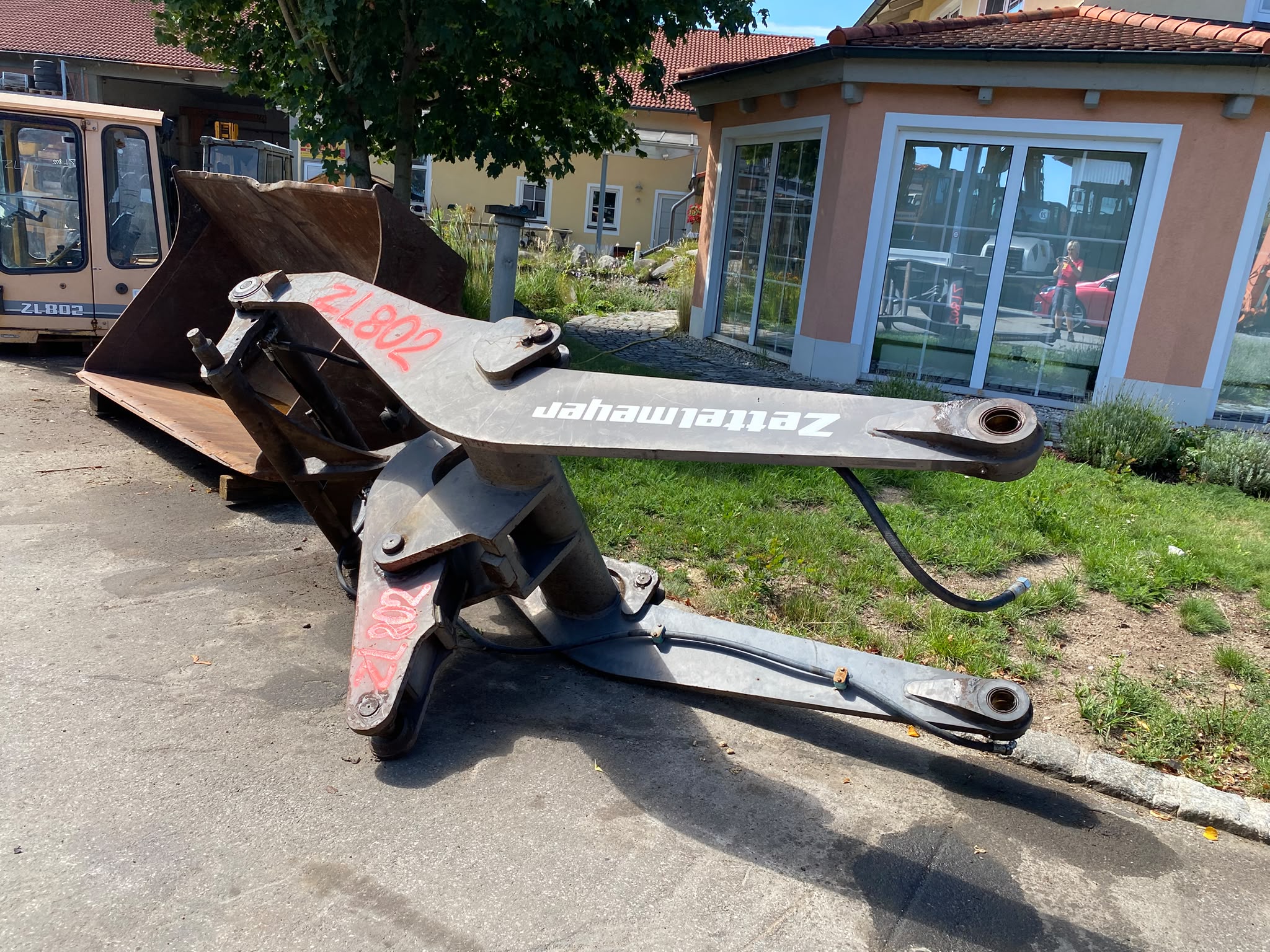 Schwinge mit Schnellwechsler aus Zettelmeyer ZL 802 – Bild 3