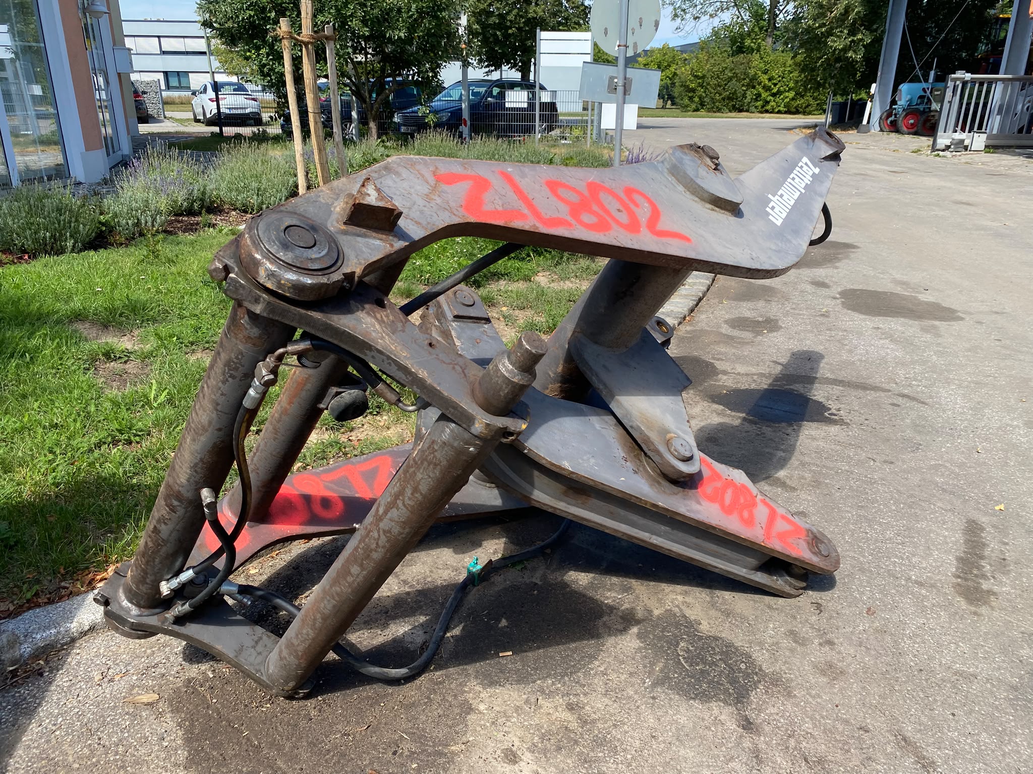 Schwinge mit Schnellwechsler aus Zettelmeyer ZL 802 – Bild 5