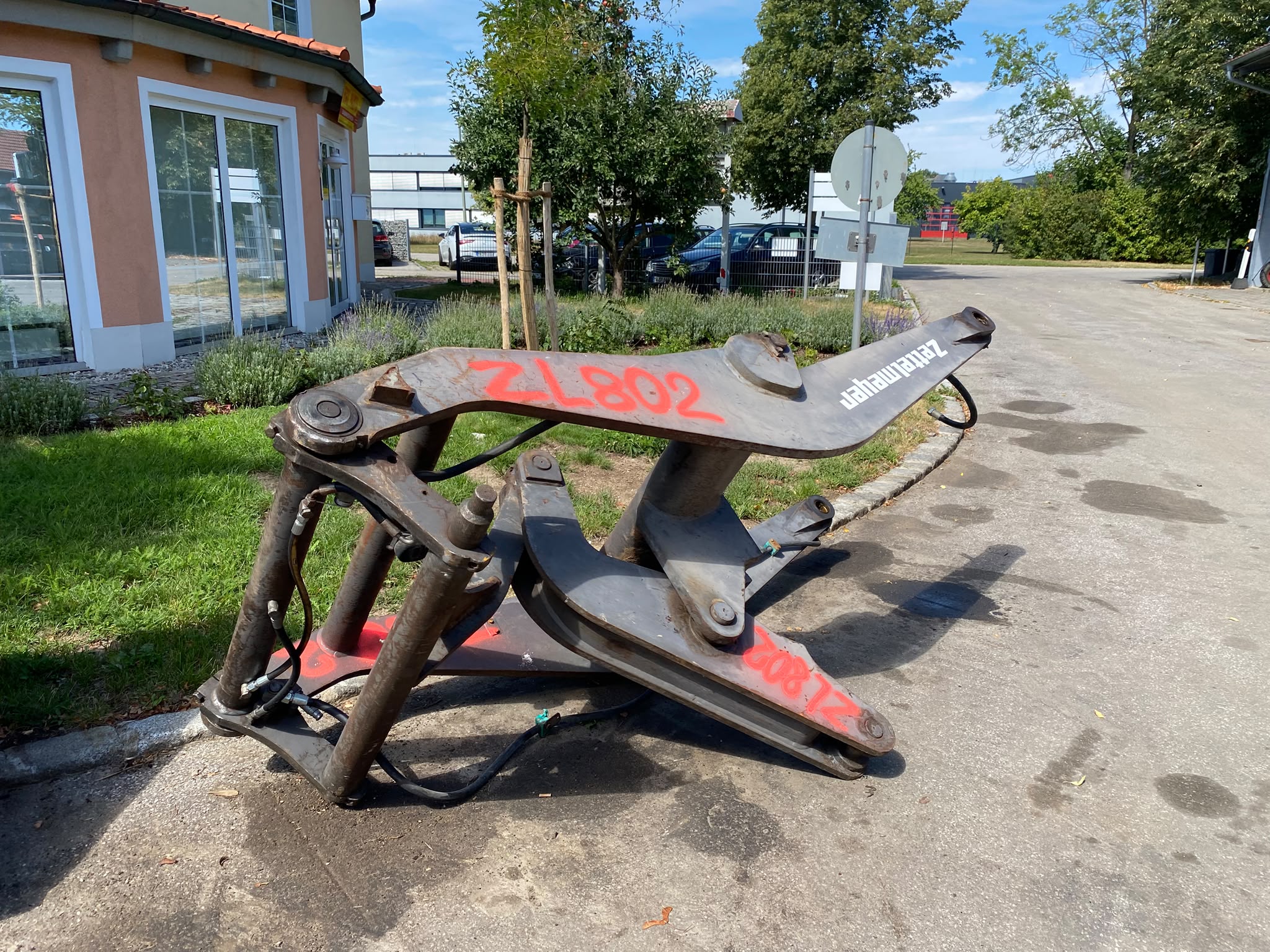 Schwinge mit Schnellwechsler aus Zettelmeyer ZL 802