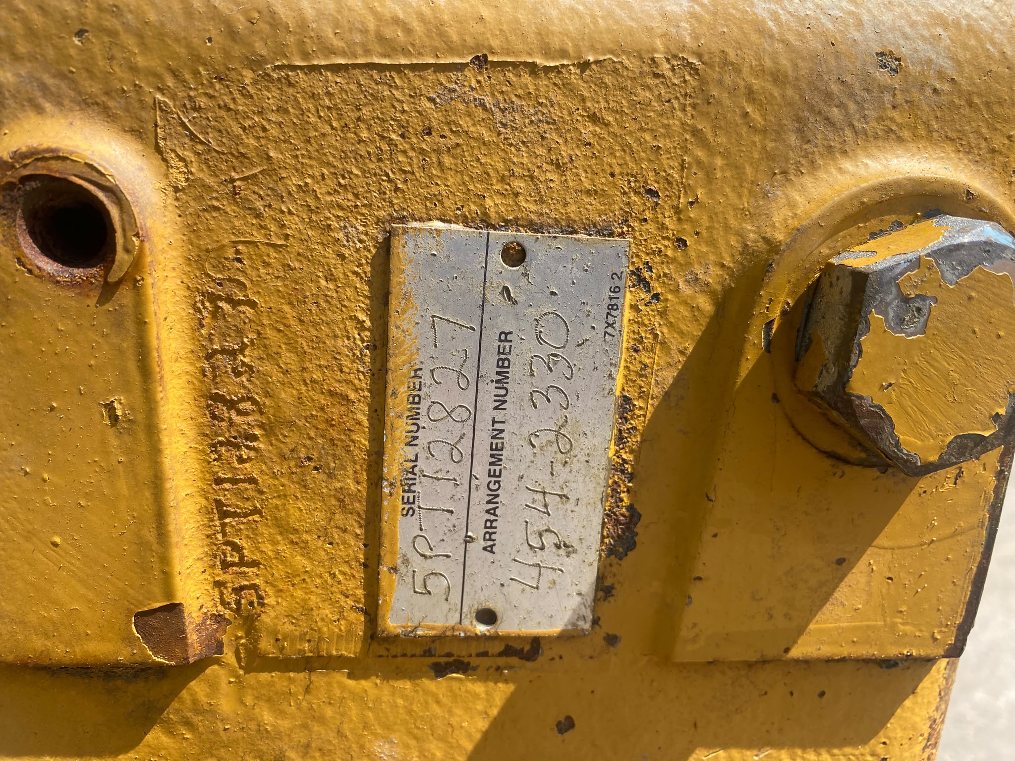 Drehmomentwandler Gehäuse aus CAT 777G, Dumper – Bild 7