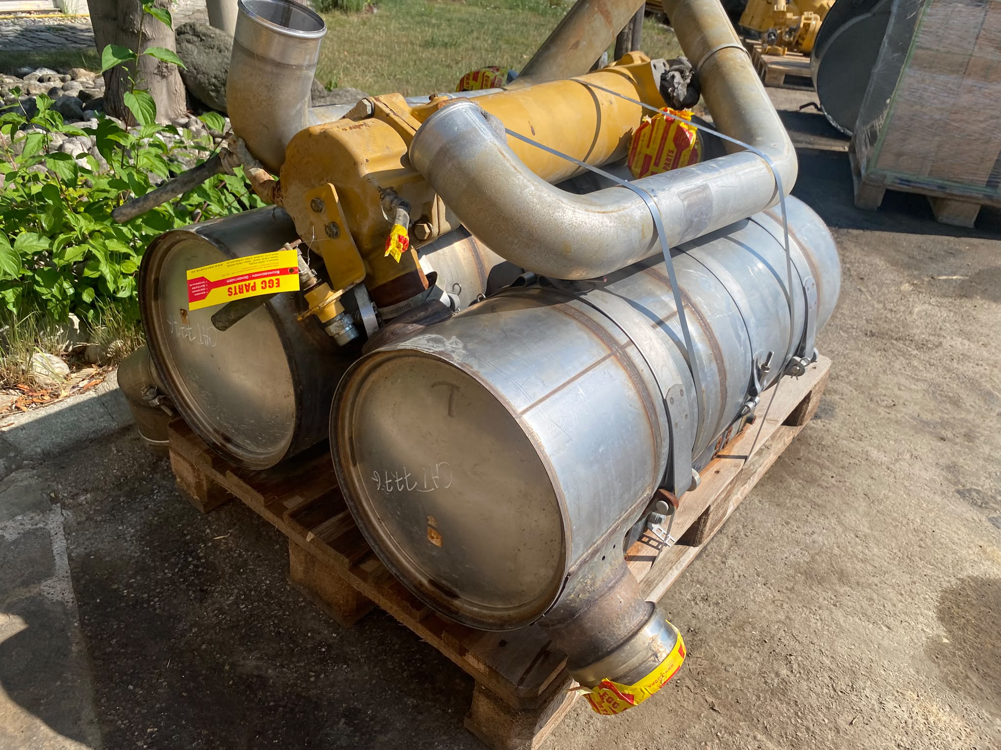 Auspuff , Wärmetauscher aus CAT 777G, Dumper
