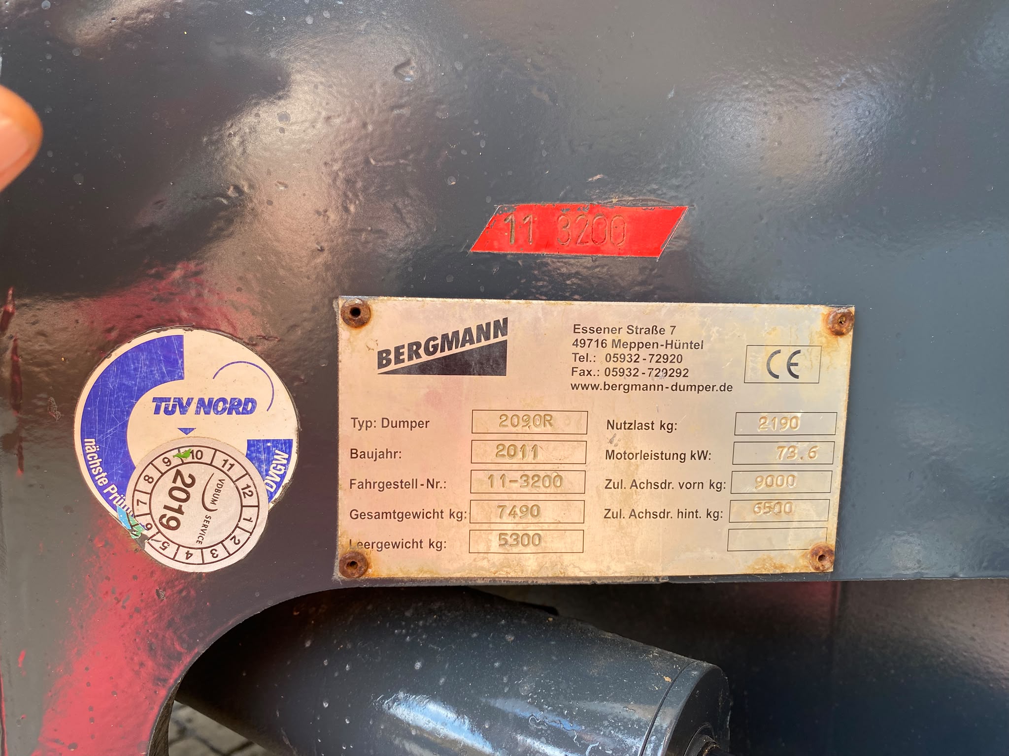 Bergmann 209.0R, Dumper – Bild 10