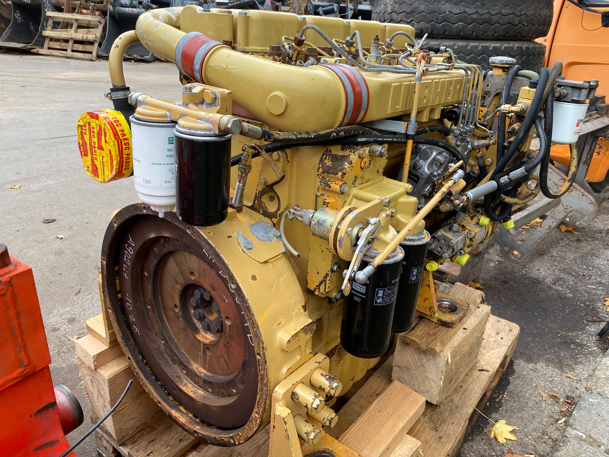 Liebherr D904TB, Dieselmotor aus Liebherr A902LIT