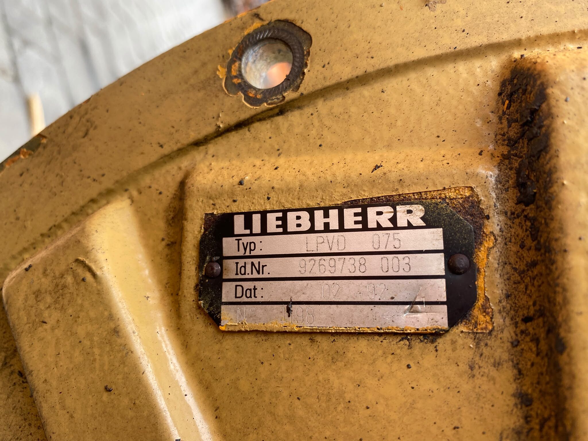 Hydraulikpumpe Liebherr LPVD 075 aus Liebherr A902 LIT – Bild 5