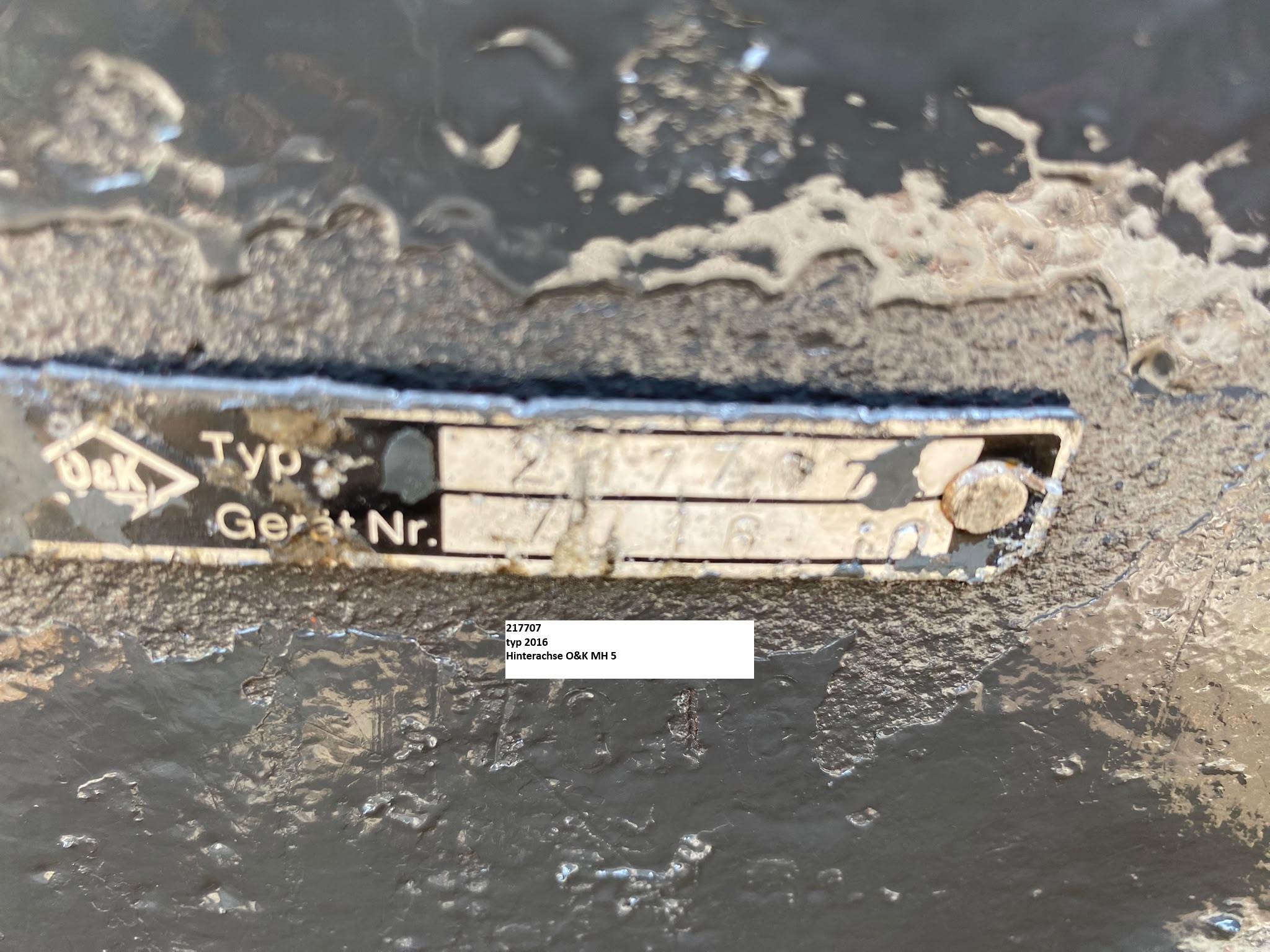 Achsen aus O&K MH5 – Bild 5